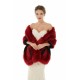 Carla - Winter Faux Fur Wedding Wrap
