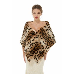 Catherine - Winter Faux Fur Wedding Wrap