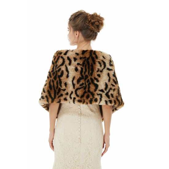 Catherine - Winter Faux Fur Wedding Wrap
