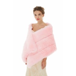 Daisy - Winter Faux Fur Wedding Wrap