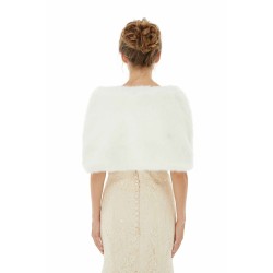 Delcy - Winter Faux Fur Wedding Wrap