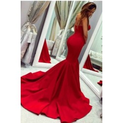 Mermaid Sweetheart Prom Dress Floor Length Long Evening Dress