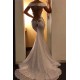 Appliques Mermaid Chic Evening Dresses Off-the-shoulder Formal Dresses