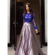 Gorgeous Two Piece Formal Dress Long Sleeves Lace Evening Dress