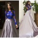 Gorgeous Two Piece Formal Dress Long Sleeves Lace Evening Dress