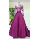 Gorgeous Long Sleeves Evening Dress Appliques Beadings