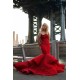 sweetheart Mermaid Evening Prom Party Gowns Sleeveless