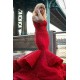 sweetheart Mermaid Evening Prom Party Gowns Sleeveless
