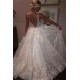 Bling Open Back Sleeveless Prom Dresses A-Line Shiny Evening Gowns