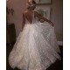 Bling Open Back Sleeveless Prom Dresses A-Line Shiny Evening Gowns