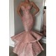 Luxurious Mermaid Sweetheart Crystal Prom Dresses Evening Gowns