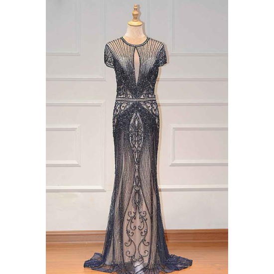 Luxurious Mermaid Halter Rhinestones Prom Party Gowns with Tassel Sparkle Formal Evening Dresses