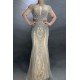 Luxurious Mermaid Halter Rhinestones Prom Party Gowns with Tassel Sparkle Formal Evening Dresses