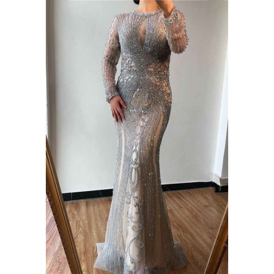 Luxurious Mermaid Halter Rhinestones Prom Party Gowns with Tassel Sparkle Formal Evening Dresses