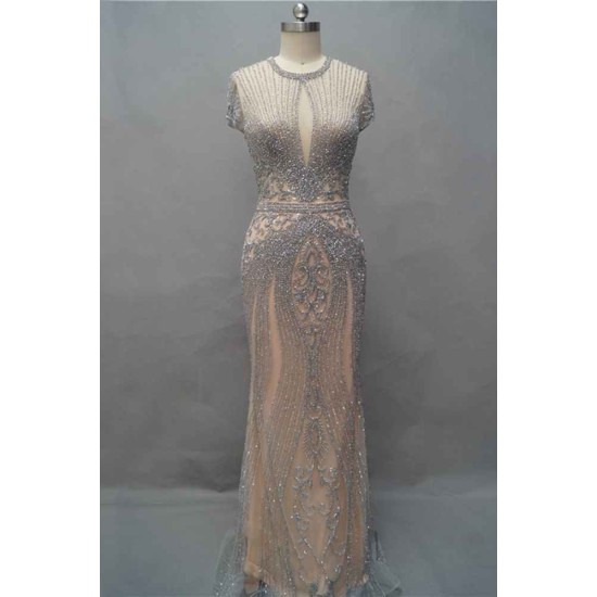 Luxurious Mermaid Halter Rhinestones Prom Party Gowns with Tassel Sparkle Formal Evening Dresses