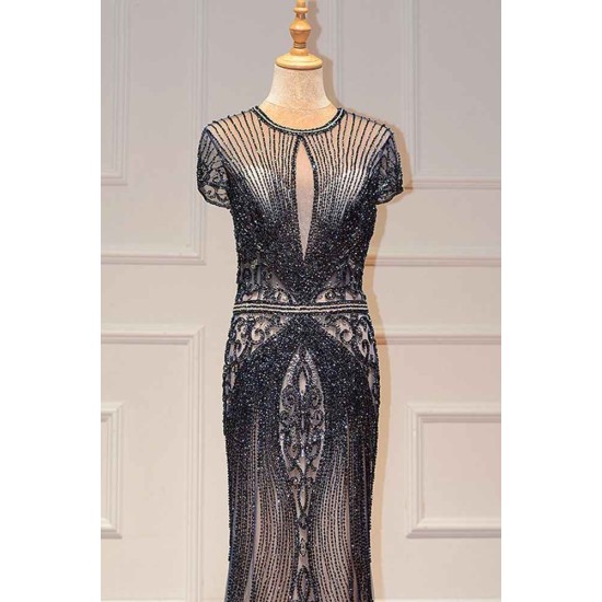 Luxurious Mermaid Halter Rhinestones Prom Party Gowns with Tassel Sparkle Formal Evening Dresses