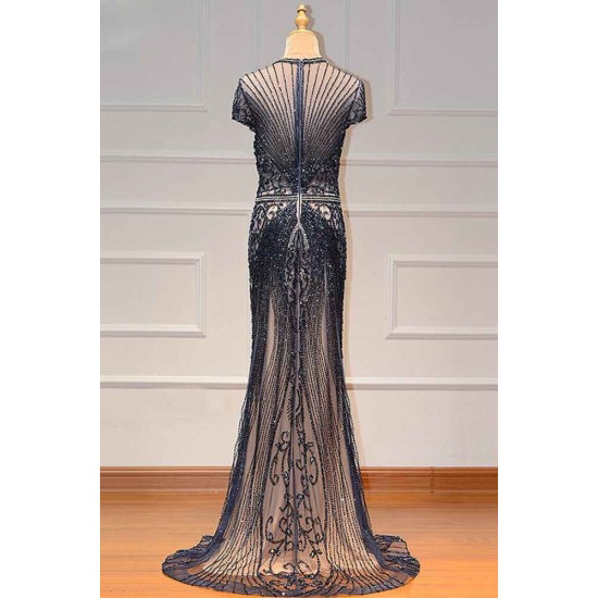 Luxurious Mermaid Halter Rhinestones Prom Party Gowns with Tassel Sparkle Formal Evening Dresses