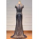 Luxurious Mermaid Halter Rhinestones Prom Party Gowns with Tassel Sparkle Formal Evening Dresses