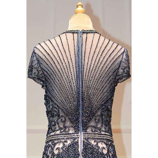Luxurious Mermaid Halter Rhinestones Prom Party Gowns with Tassel Sparkle Formal Evening Dresses