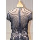 Luxurious Mermaid Halter Rhinestones Prom Party Gowns with Tassel Sparkle Formal Evening Dresses