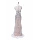 Luxurious Mermaid Halter Rhinestones Prom Party Gowns with Tassel Sparkle Formal Evening Dresses