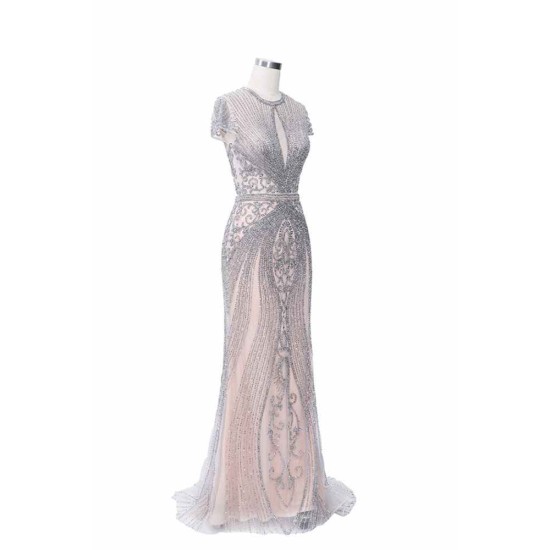 Luxurious Mermaid Halter Rhinestones Prom Party Gowns with Tassel Sparkle Formal Evening Dresses