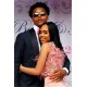 Chic Straps Fur V-Neck Prom Dresses New Arrival Pink Sleeveless Mermaid Evening Gowns