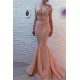 Mermaid Off-the-Shoulder Chic Beaded Prom Dresses Evening Gowns Long On Sale
