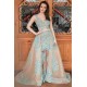 Complicated Straps Lace Appliques Overskirt Prom Dresses Open Back Sleeveless Nude Evening Gown with Belt