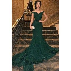 Gorgeous One-shoulder Applique Prom Dresses Long Sleevess Side Slit Chic Evening Dresses with Belt