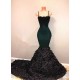 Spaghetti-straps prom dress, mermaid evening party gowns on sale