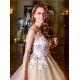 Gorgeous A-Line Flowers Homecoming Dresses Sleeveless Open Back Short Hoco Dress