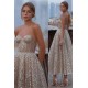 Glliter Seeveless Prom Evening Dress Backless Cocktail Party Dress