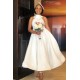 Ankle Length Halter Lace Applique Bridesmaid Dresses With Big Bow At Back A-line Formal Wedding Party Dresses