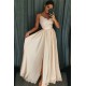 Beautiful Spaghetti-Straps Lace Appliques Prom Dress Long With Split