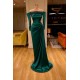 Dark Green Off-the-Shoulder Mermaid Prom Dress Long Evening Gowns Online