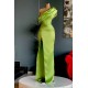 Elegant One Shoulder Long Evening Prom Dress With Split