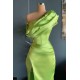 Elegant One Shoulder Long Evening Prom Dress With Split