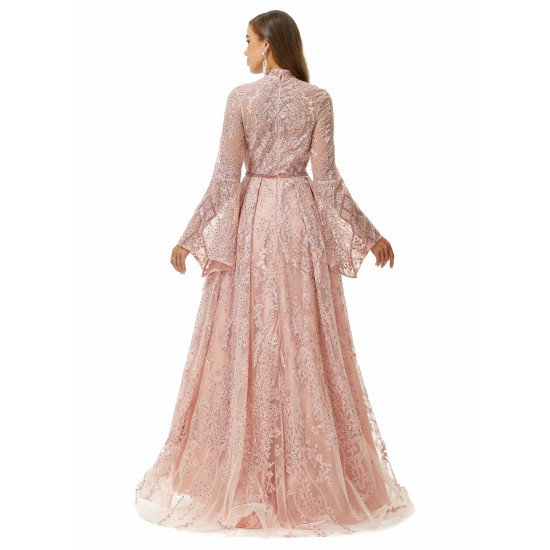 Ballbella Design | Sparkle Beaded Mermaid Prom Dresses with Overskirt