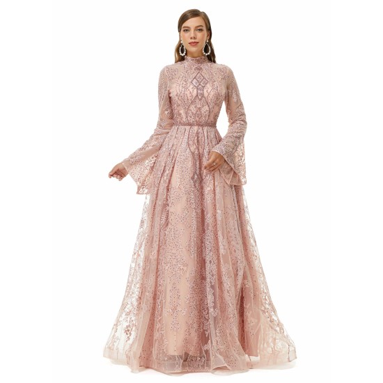 Ballbella Design | Sparkle Beaded Mermaid Prom Dresses with Overskirt