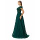 Ballbella Design | Sparkle Beaded Cap Sleeves Prom Dresses with Overskirt