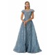 Ballbella Design | Sparkle Beaded Cap Sleeves Prom Dresses with Overskirt