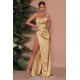 Elegant Strapless Mermaid Long Prom Dress With Slit Online