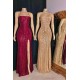 Spaghetti-straps Criss-cross Long Slit Sequins Mermaid Prom Dresses