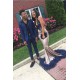 Chic Mermaid V-Neck Straps Long Prom Party Gowns