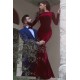 Long Sleeves Chic Mermaid Evening Dresses Latest Custom Made On Sale Prom Party Gowns