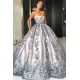 Spaghetti Straps Lace Appliques Evening Dresses Luxurious Princess Ball Gown Prom Party GownsNew Arrival