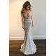 Gorgeous V-Neck Prom Party Gowns| Lace Mermaid Evening Gowns