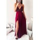 Simple Shining Sequins Applique Halter Prom Dresses Side slit Mermaid Sleeveless Chic Evening Dresses