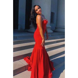 Gorgeous Sweetheart Mermaid Evening Gown Sleeveless Prom Party Gowns
